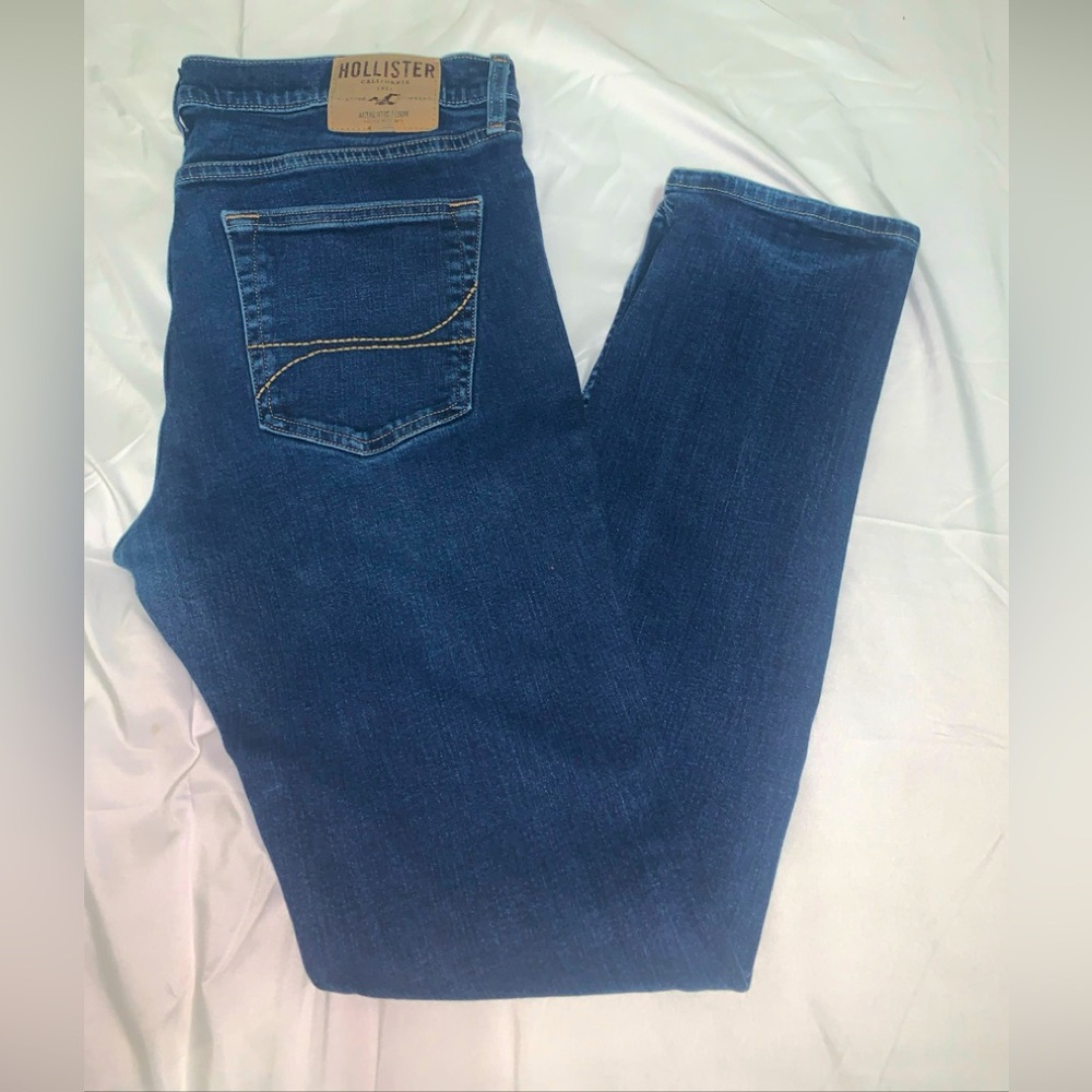 Hollister Jeans Men’s 34x32 Blue 5 Pocket Design